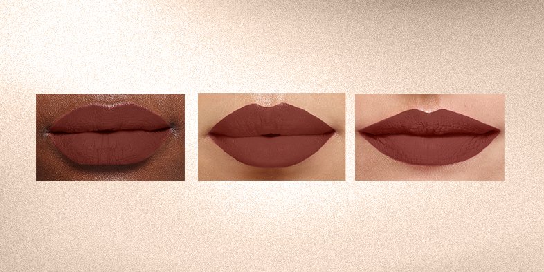 In Article Subtle Grunge Makeup Colour Riche Intense Volume Matte Lipstick In Le Nude Assertive